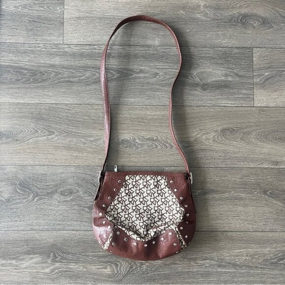 DKNY Print Stud Crossbody Bag - Picture 2 of 10